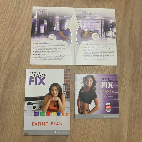21 Day Fix – Eating Plan + 3 Workout DVDs (Beachbody) - Picture 2 of 2